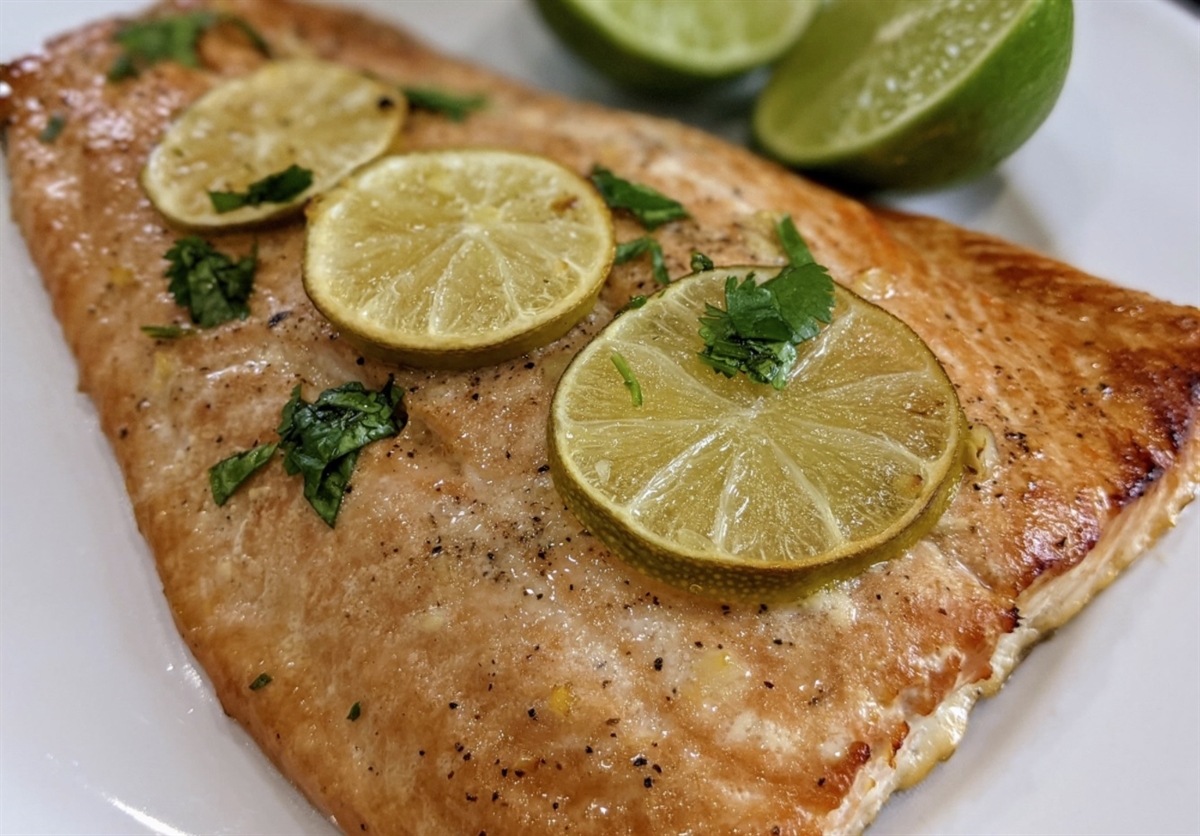 Baked Honey Lime Cilantro Salmon - Home Cooking with bon COOK - Cooking Solutions