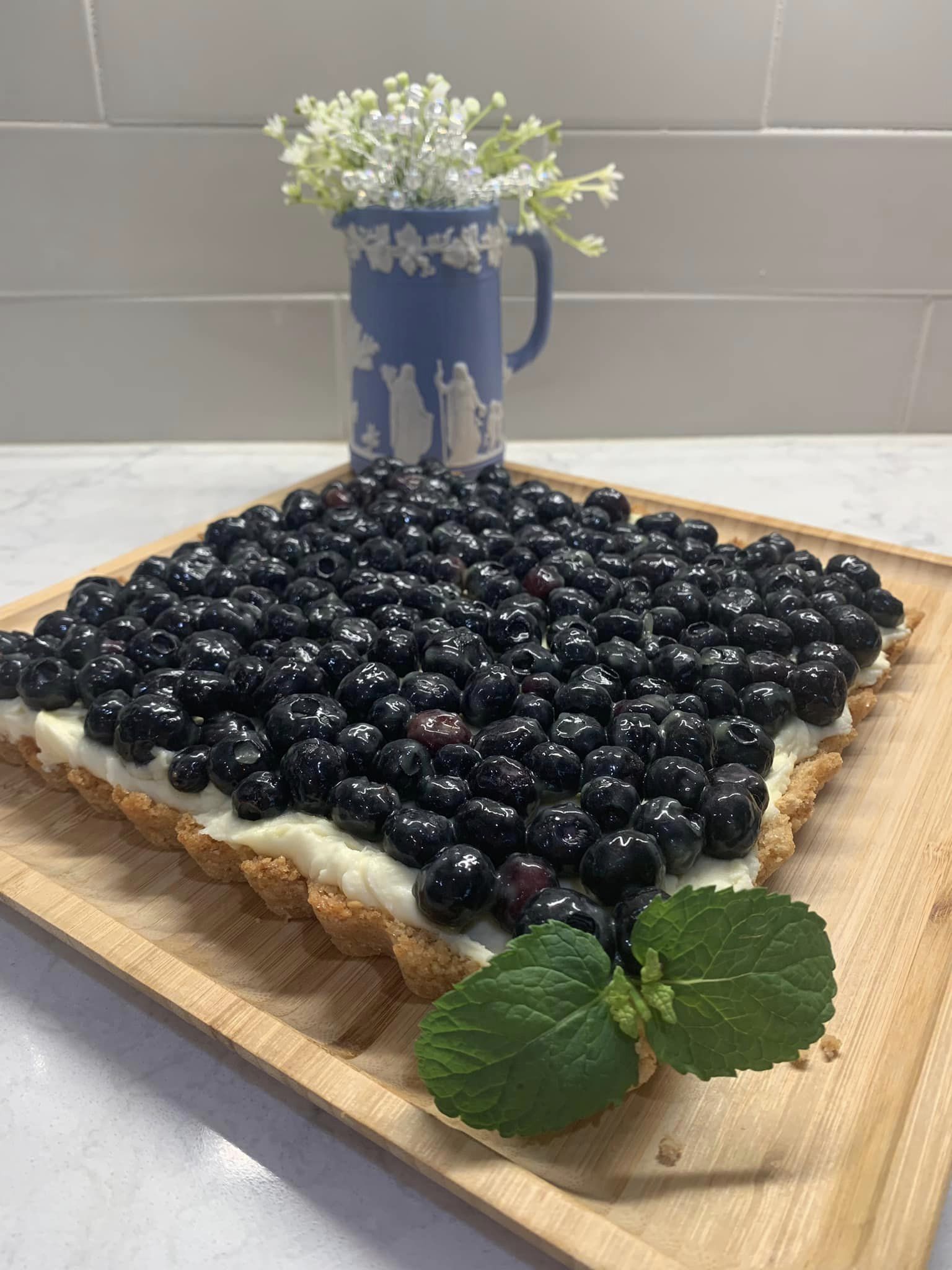 Blueberry Lemon Cheese Tart - Home Cooking with bon COOK - Cooking Solutions