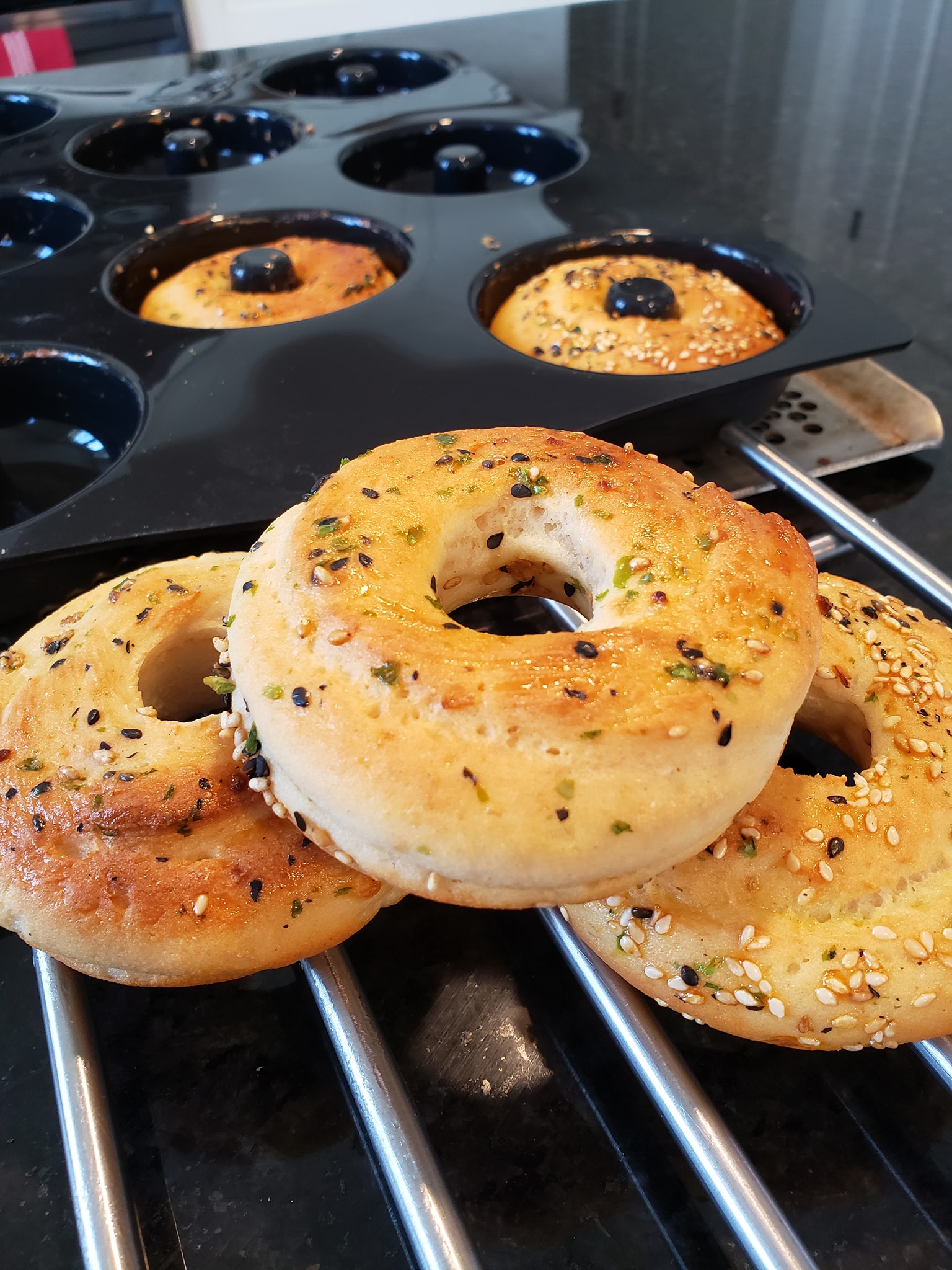 Gluten Free Everything Bagel Breakfast Sandwich Recipe - bon COOK