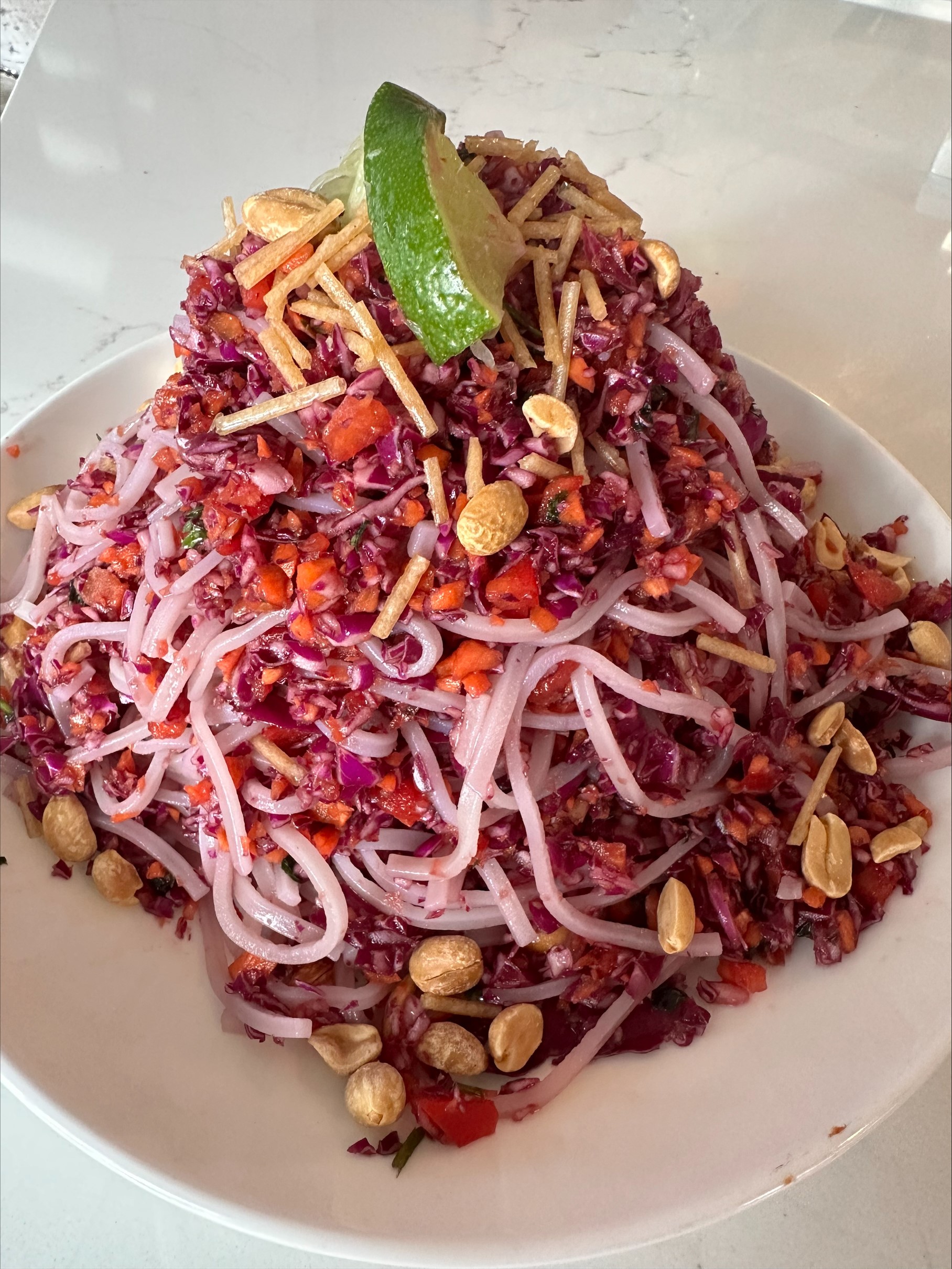 Crunchy Noodle Chopped Salad Recipe - bon COOK