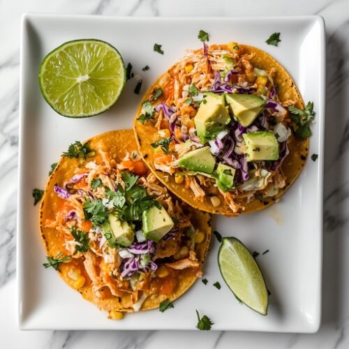 Look like an accomplished pro when you serve these easy Chicken Tostadas you made in a snap!