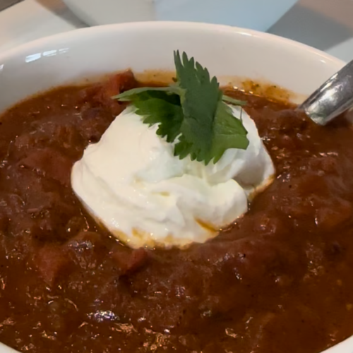 Meatless Pumpkin Chili