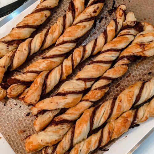 Nutella Pastry Twists