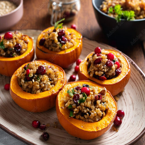 Quinoa Stuffing With Butternut Squash