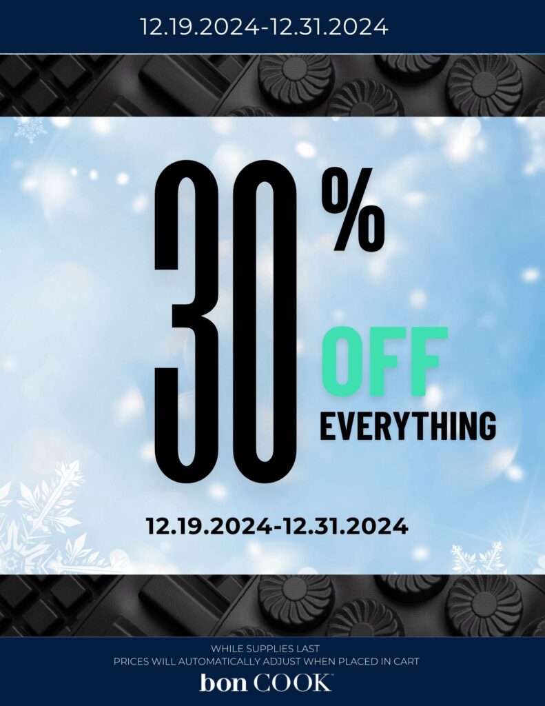 30% OFF EVERY KITCHEN ESSENTIAL THROUGH DECEMBER 31, 2024!