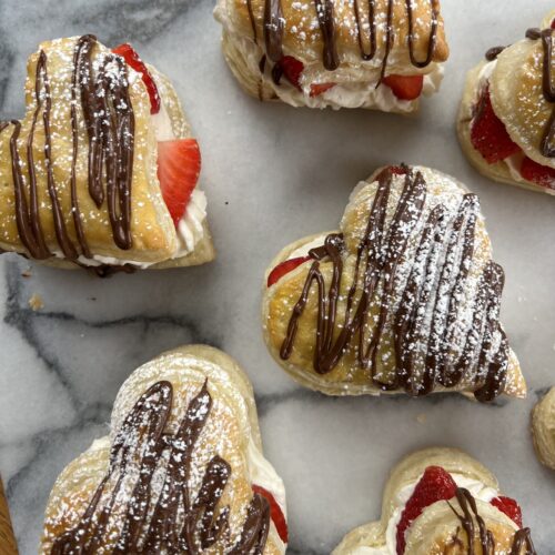 Puff Pastry Hearts